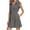 Gray, variant on Miqool Womens Tennis Golf Dresses Zipper Front Sleeveless Pickleball Exercise Workout Athletic Mini Dress with Pocket Activewear