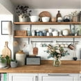 thumbnail image 6 of Wideskall 20 Pcs Metal 3" x 4" inch Wall Corner Angle Shelving Shelf Brackets Gray, 6 of 6