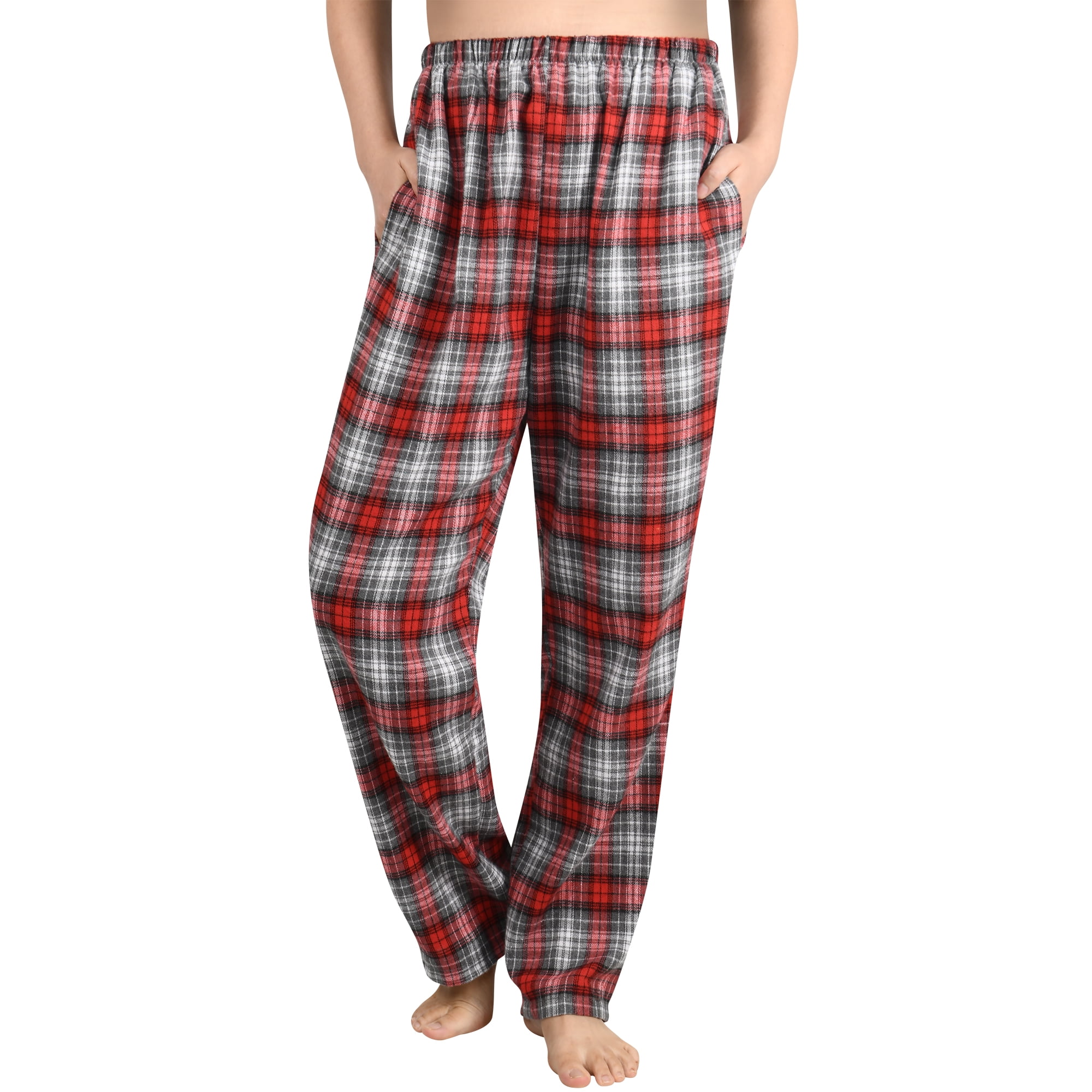 Softlife Women Fleece Pajama Pants Comfy Plaid PJ Bottoms For Women ...