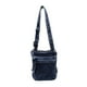 thumbnail image 5 of Bolso de mano de mezclilla con cremallera de diseño retro para teléfono, ideal para acampar, citas y fiestas., 5 of 9