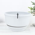 thumbnail image 6 of 2 Count White Hanging Planter Pot Green Plants, 6 of 8