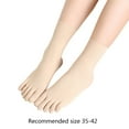 thumbnail image 3 of Fashion Women Man Five Finger Sock Summer Middle Tube Toe Sock Antiskid, 3 of 13
