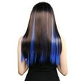 thumbnail image 3 of 10 Pcs Extensions de Cheveux Synthétiques Colorées à Clipser (Bleu), 3 of 4
