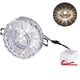 thumbnail image 2 of Downlight LED de cristal, luz de techo empotrada de 5 W con apertura, foco decorativo LED para pasillo creativo en pasillo, pasillo, sala de estar, dormitorio Fokelyi 221964-2, 2 of 9