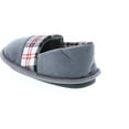 thumbnail image 3 of Static Footwear Kids Plaid Slip On Warm House Slippers, 3 of 7