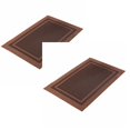 thumbnail image 1 of Oleegame 2 Pcs Sets de Table Élégants Sets de Table en PVC Tissé Vinyle pour Table à Manger, 1 of 9