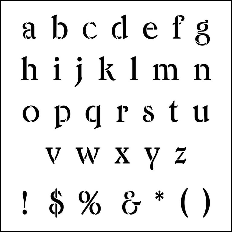 Mr. Pen- Letter Stencils, 12 Pack, 4 x 7 Inch, Alphabet Stencils, Letter  Stencil, Lettering Alphabet Stencil, Stencils