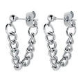 thumbnail image 1 of Milisten 1Par Aretes En Material Hipoalergénico Plateado Para Piercing De Oreja Mujer, 1 of 8