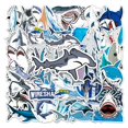 thumbnail image 4 of 50 Uds. De pegatinas de dibujos animados de tiburones, calcomanías de grafiti, portátil, teléfono, diario, guitarra, bicicleta, coche, álbum de recortes, pegatina impermeable, juguete para niños, 4 of 5