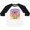 Baseball White and Black, variant on Australian Koala Cool Sunset Girls Toddler T-Shirt
