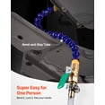 thumbnail image 4 of VEVOR Transmission Fluid Pump, 3 L Capacity, Manual Fluid Transfer Pump with 47 in Long Horse & HDPE Tank, Transmission Oil Pump with PTFE Tape, Manual Automotive Oil Filling System for Cars, Boats, 4 of 9