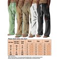 thumbnail image 2 of MAWCLOS Men Pants Drawstring Bottoms Elastic Waist Trousers Soft Summer Animal Print Beach Pant Black 2XL, 2 of 2