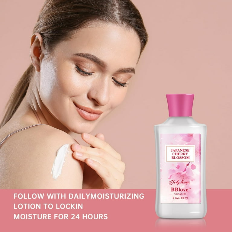 BBLove Bath and Body Care Set with Japanese Cherry Blossom Scent