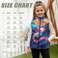 thumbnail image 6 of Pzuqiu Axolotl Kid Outerwear Vest Size 2 Fashion Zipper Winter Sleeveless Jacket with Pockets Stand Collar Warm Vests for Kids Polyester Toddler Girl Clothes for Daily Life, 6 of 6