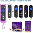thumbnail image 6 of XiHAMA 2-Pack Replacement Compatible with Roku TV Remote Compatible for TCL Roku/Onn Roku/Hisense Roku/Philips Roku/Sharp Roku/Westinghouse Roku/Insignia Roku TV [Remote Control for Roku TV Only], 6 of 7