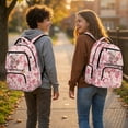 thumbnail image 3 of Jeiento Cherry Blossom 17 Inch Lightweight School Backpack for Girls Breathable Koala School Bag with Padded Tablet Sleeve & Multiple Pockets for Grades 3-6 Ages 9-12, 3 of 8