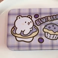thumbnail image 3 of Metal Tin Box Rectangular Small Storage Box for Hairpin Jewelry Candy Earrings Small Accessories Blueberry Cake Bear, 3 of 3
