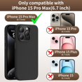 for iPhone 15 Pro Max Leather Case Genuine Full Grain Leather