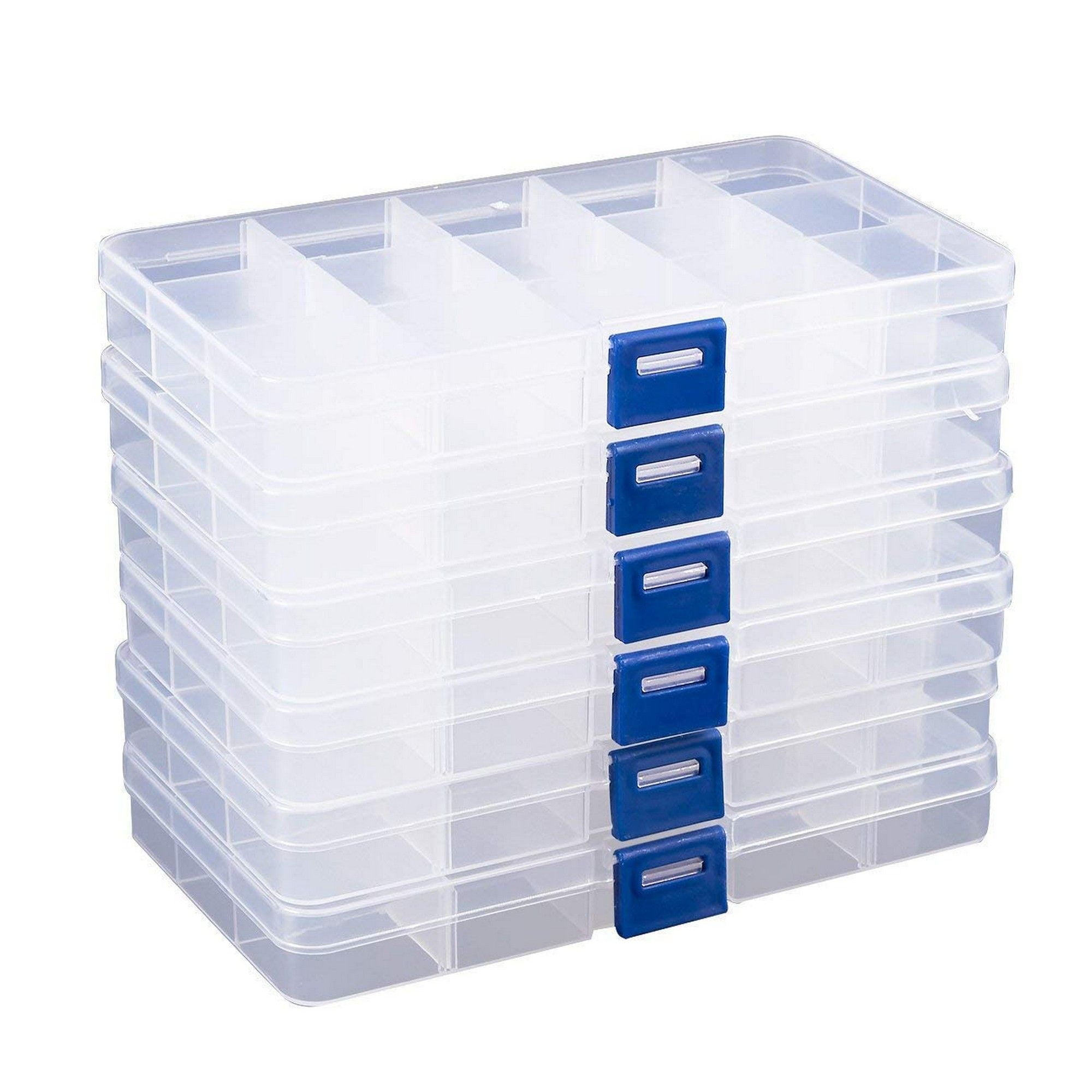 sliding lid small compartments box