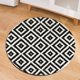 thumbnail image 4 of Alfombra circular lavada antideslizante, ideal para comedor, sala de estar, dormitorio, entrada y cocina., 4 of 6