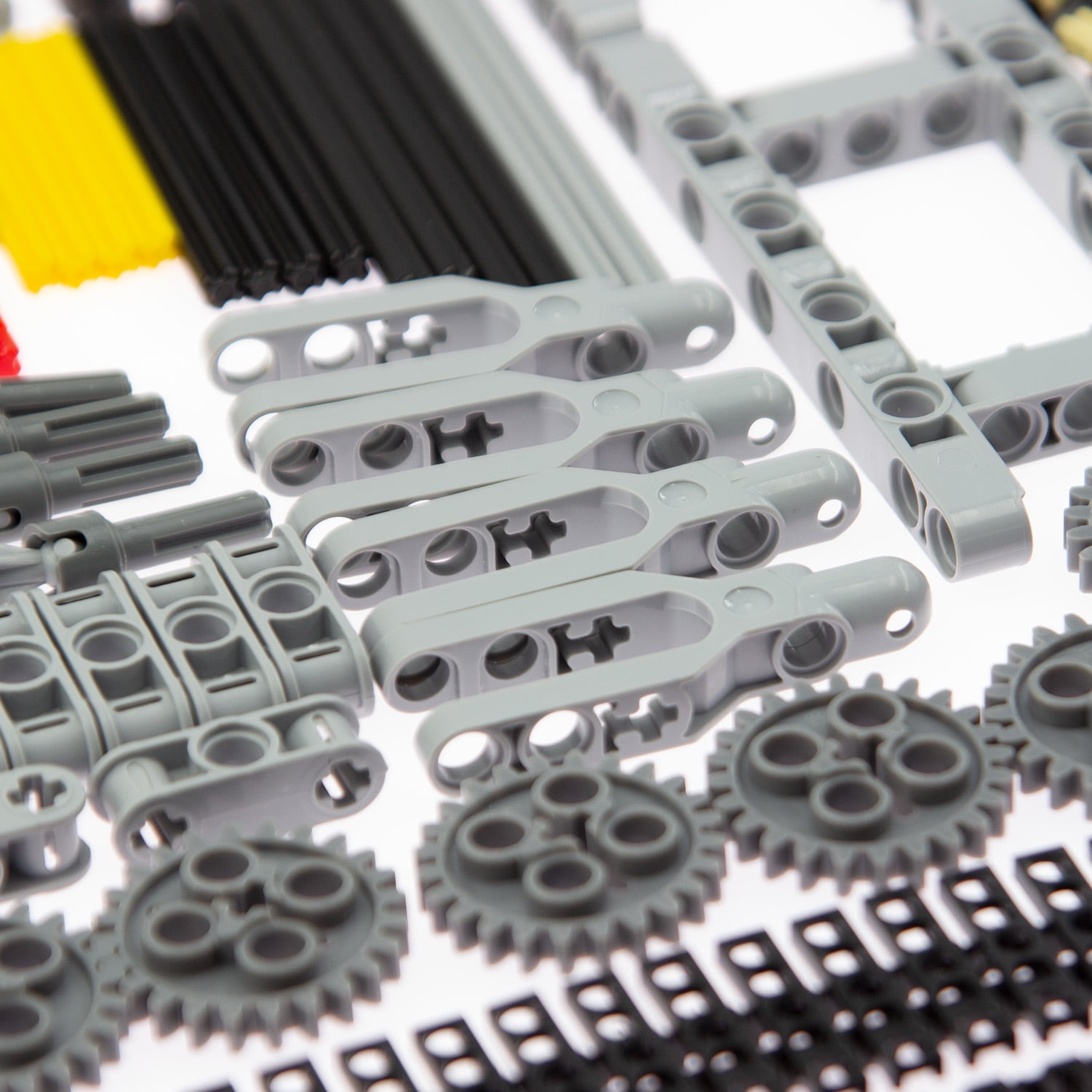 844Pcs Pins-Gears-Axles Set Compatible with mainbrands-Technical-Parts, Latest differentials Chain Link Connector Joints Tank Track Car-Wheels-Tires Shock-Absorber Steering Shaft