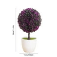 thumbnail image 3 of Kayannuo Rose Flower Centerpiece - 16in Faux Roses for Wedding Table & Office - Pink/Purple Options - Realistic & Elegant - Perfect for Decor, 3 of 6