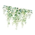 thumbnail image 3 of Calcomanía de pared para baño con diseño de planta verde, decoración Mural DIY de 25x35cm para sala de estar, accesorios resistentes al desgaste, 3 of 9