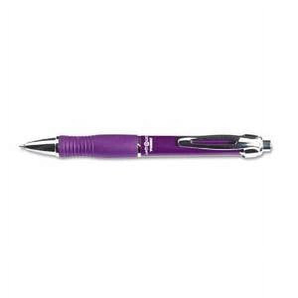 Zebra : GR8 Gel Retractable Roller Ball Pen, Violet Barrel/Ink, Med Pt, 0.70 mm -:- Sold as 2 Packs of - 12 - / - Total of 24 Each