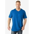 thumbnail image 4 of KingSize Men's Big & Tall Shrink-Less Lightweight Longer-Length V-Neck T-Shirt, 4 of 5