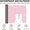 thumbnail image 3 of Kawaii Couple Rabbit Pattern Mouse Pad,Desk Mat,Game Mat,Makeup Table Mat,Varied Use Mat for Office/Home/Study Girls Boys(31.5''''X15.7'''''',Pink&Couple Rabbit), 3 of 5
