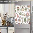thumbnail image 3 of Yayeee Magnetic Dishwasher Cover for The Front Decoration Home Kitchen Machine Sticker Protector, Brown Christmas House, 3 of 6