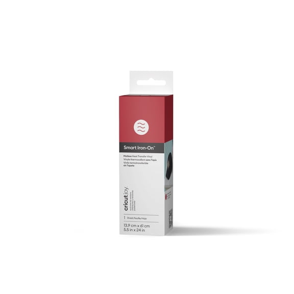 Cricut Joy™ Smart Iron-On™ Vinyl, 5.5" x 24", Red