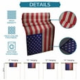 thumbnail image 6 of American Flag Cotton Linen Table Runner for Dining Kitchen, USA Flag Retro Wedding Outdoor Party Tablerunners Decoration, Dresser Scarf Coffee Tablecloth Runners 13x108 Inches, 6 of 9