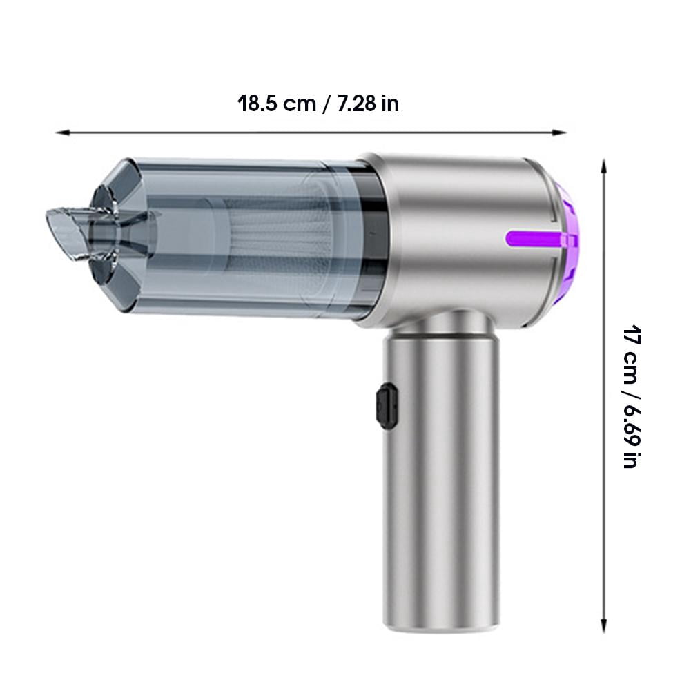 SharkTRUE Cordless Handheld Vacuum W Brushless Motor, ,Pa Strong Suction, mAh Battery, USBC Rechargeable Car Vacuum Cleaner with Blower Function for Home, Office & Travel