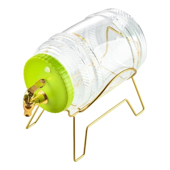 SDFGTstore Clear Beverage Dispenser with Stand Juice Container Cold Water Kettles