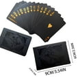 thumbnail image 3 of Playing Cards Waterproof Black Rose Design For S , Ideal For Game Nights, Parties, Travel, Card - Durable Poker Deck With Unique Aesthetic For Family, 3 of 4