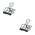 thumbnail image 4 of stanreset 1/2/3 20 Pieces Metal Paper Clip Anti-rust Unfading Solid Color Replacement Home Office File Examination Papers Clips Black 32mm 2PCS, 4 of 6
