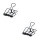 thumbnail image 3 of Clips de metal Methold 20 piezas Negro 19 mm, 3 of 6