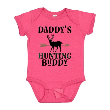 

Inktastic Daddy Hunting Buddy Bow Hunter Gift Baby Boy Bodysuit