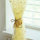 thumbnail image 3 of Hilo de cortina Ventana de 1 pieza Voile Sheer Curer Valance Tiers Yellow_2x2.7m Amarillo_2x2.7m Magideal Hilo de cortina, 3 of 7