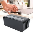thumbnail image 3 of CAJA DE ALMACENAMIENTO DE TOMA DE CORRIENTE, Diseño de Botón de Doble Cara, Caja de Gestión de Cables de PlásStico para El Hogar, 10,6 x 4,9 x 4,3 Pulgadas, 3 of 7