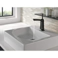 thumbnail image 2 of Delta Vesna 4 Inch Centerset Classic Sinlge-Handle Widespread Bathroom Faucet, Matte Black (New Open Box), 2 of 5