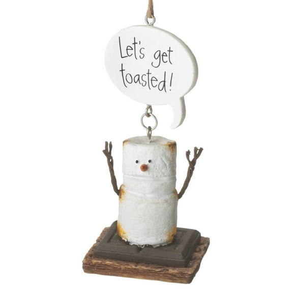Toasted S'Mores Let's Get Toasted! Christmas/ Everyday Ornament