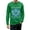 Green, variant on Tstars Men's Ugly Christmas T-Shirt – Funny Happy Hanukkah Star Long Sleeve
