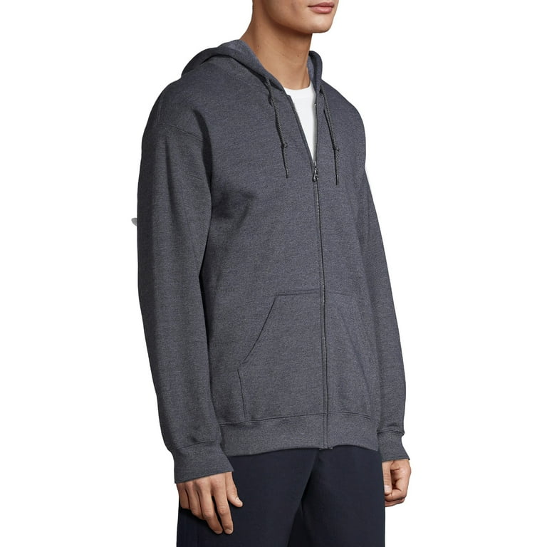 Gildan men's fleece hotsell zip hooded sweatshirt