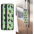 thumbnail image 2 of NETILGEN Ensemble de 2 Housses de Poignée de Porte de Réfrigérateur Happy St.Patrick's Day, Manchon de Poignée d'Appareil de Cuisine Protecteur pour Four Lave-Vaisselle Réfrigérateur, 12"x 13.5 Pouces, Accessoires de Maison, Chat Noir, 2 of 6