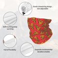 thumbnail image 3 of Neck Gaiter Face Cover Scarf, Cute Pizza Red Soft Face Sun Mask Cover Scarf Headband Cooling Sweat Absorbing Bandanas Hiking Cycling Running, 3 of 7