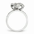 thumbnail image 2 of Cheryl M 925 Sterling Silver CZ Ring Size: 6; for Adults and Teens; for Women and Men, 2 of 3