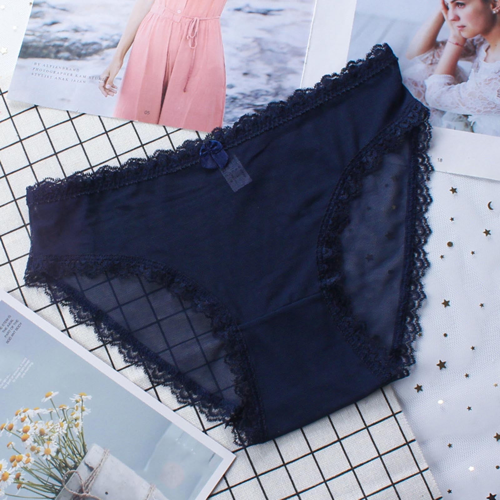 Fanxing Panties Clearance Cheeky panty Women Lace Underwear Lingerie Thongs Panties Ladies