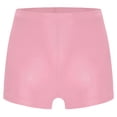 thumbnail image 3 of iixpin Kids Girls Metallic Mini Dots Shorts Elastic Waistband Hot Pants for Dance Gymnastics Performance Pink 6, 3 of 4